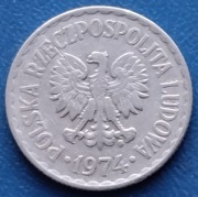 1 zł  1974 r. z obiegu 