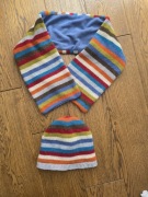 Zestaw czapka i szalik dzieciecy H&M wełna rozmiar 104-116