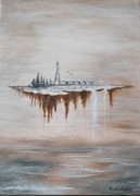 Obraz abstrakcja * wyspa miejska *