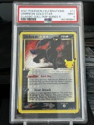 Pokemon Umbreon Gold Star 17/17 Celebrations PSA 9 MINT EN 2021