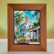 SAMOCHÓD | KUBA | HAWANA | OBRAZ | PALMY | AI ART