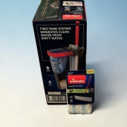 Nowy kompaktowy Mop płaski Vileda H2prO z separatorem brudnej wody + zapas