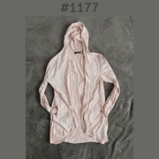 Bluza narzutka kardigan z kapturem i kieszeniami rozmiar uniwersalny 