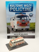 Policyjny VOLKSWAGEN TRANSPORTER T2 1:43 DeAgostini Kultowe Wozy Policyjne