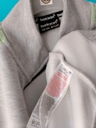 BEKKIN rozpinana bluza chłopak 122 cm 6/7 bawełna POPIEL wakacje