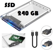 Dysk SSD 240 GB SATA III w obudowie 2,5 cala na USB
