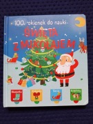 Święta z Mikołajem, książeczka z okienkami