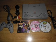 Konsola Sony Playstation 1 / PSX + demo i 2 oryginalne gry