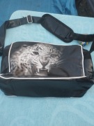 Duża torebka kot czarna 