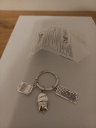 Breloczek do kluczy dla gracza lub informayka