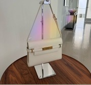 Torebka bezowa skóra naturalna Laurent