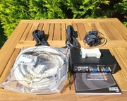 Splitter VGA z zasilaczem i kablami