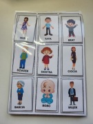 Karty lamibook  nauka czasowniki książka prezent