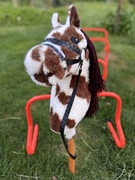 Hobby horse duży + wodze + ogłowie z przeszkodami ! 