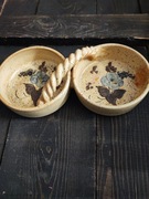 Ceramiczne miseczki koszyczek Vintage