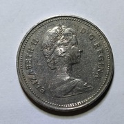 5 cents 1982 bez znaku menniczego Elżbieta II Kanada