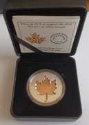 Maple Leaf Super Incuse 1 oz 2022 Proof 20 Dollars