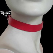 Harness BDSM Punk Goth Metal - Skórzany choker - Atlas 1 - TotenKot