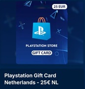 Gift Card 25€ Netherland and code send meil