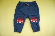 H&M spodnie granatowe 68 cm 4-6 miesięcy