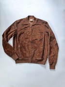 Kurtka męska sztruksowa w stylu lat 70 bomberka xl brązowa ATO Berlin