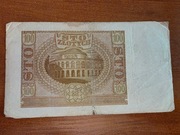 Banknot 100 zł 1940 r