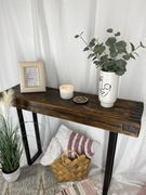 Konsola drewniana, loft