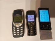 Zestaw telefonów Nokia Sony Ericsson 
