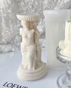 Duża Gotycka KOLUMNA forma silikonowa 17*9.5 odlewy Świec Gipsu Czekolady 