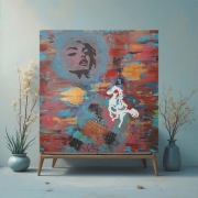 "MARZENIA" obraz akrylowy