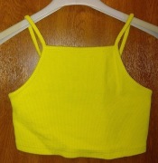 KRÓTKI TOP NA RAMIĄCZKACH NEW LOOK W PRĄŻKI