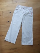 Długie damskie jasne spodnie wide leg szerokie nogawki Reserved  L