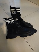 Buty dziewczęce  czarne roz.39