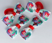 Zestaw do włosów komplet spinki Ariel frotki gumki Arielka Syrenka Mała