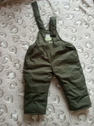 Spodnie zimowe ocieplane chłopięce 68-74