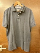 L Koszulka polo Tommy Hilfiger granatowa 019.53.30 SYK-CMH klasyczna