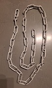 Łańcuch gospodarczy ocynkowany metalowy fi 8 stalowy 2 m