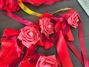 Zestaw stroików ozdób na auto rękodzieło decoupage