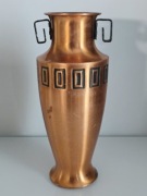 Stary Miedziany Wazon Mid-Century Modern West Germany Vintage Lata 50/60