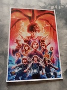 plakat na płótnie z filmu Stranger Things