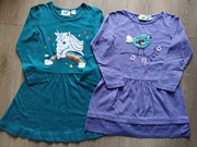 2 sukienki dla dziewczynki 104/110