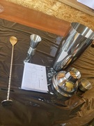 Zestaw barmański ze stali nierdz – shaker, miarka, łyżka, sitko i więcej!