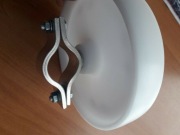 kółko do ogrodzenia tymczasowego koło PCV płot