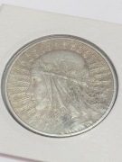 Moneta 10 zł Głowa Kobiety, 1932r., BZM, stan: 2-, ładny egzemplarz, patyna