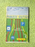 POBRZEŻE BAŁTYKU SKALA 1:400000 WYDANIE Z 1986 ROKU