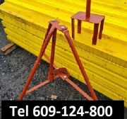 Głowica Krzyżowa Trójnoga Stemple Budowlane Doki Płyta szalunkowa