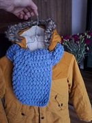 Dziecięcy zimowy szal S wełna UNISEX RÓŻNE KOLORY