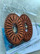 Biżuteria Energetyczna Kolczyki Prehnit Czakra Serca Harmonia Miłość