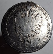 Moneta srebrna Austria 1/4 florena 1859