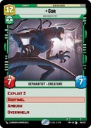 Star Wars: Unlimited - Gor foil - LEGENDA!